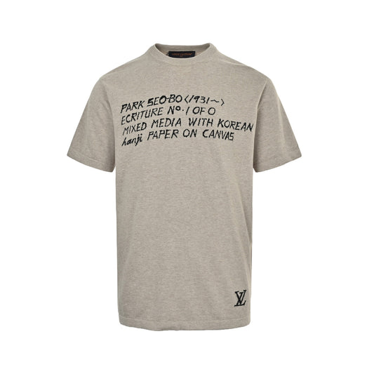 Louis Vuitton hooked letter jacquard knitted short sleeves