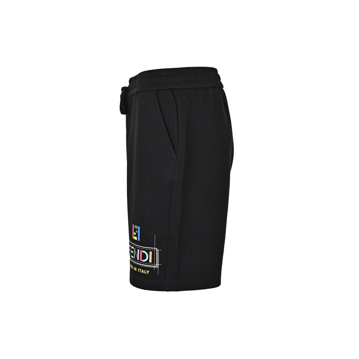 Fendi 26ss colorful letter printed shorts