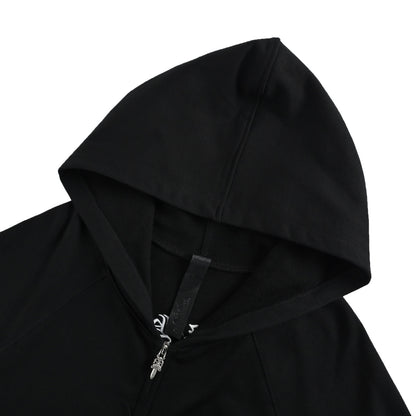 Chrome Hearts/Chrome Heart hooded sweatshirt with cross embroidery on the back