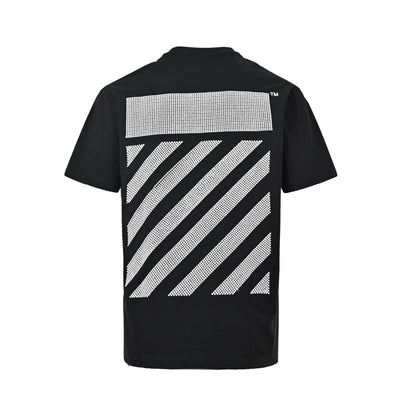 OFF WHITE CO VIRGIL beaded line short sleeves