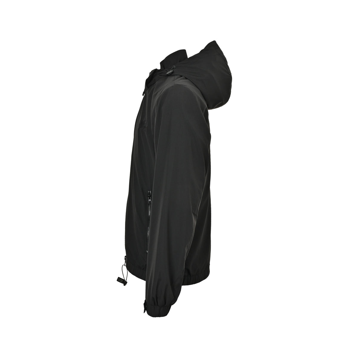 Burberry hooded thin coat with horse embroidery on the chest