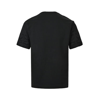 Loewe/Luo Yiwei short sleeves with burnt logo on sleeves