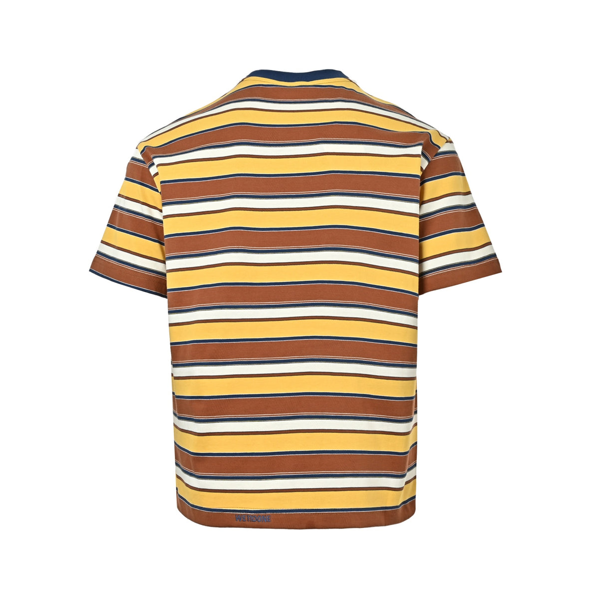 We11 Done W small logo striped short sleeves