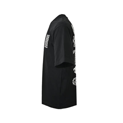Chrome Hearts Heavy Embroidery Multi-label Short Sleeves
