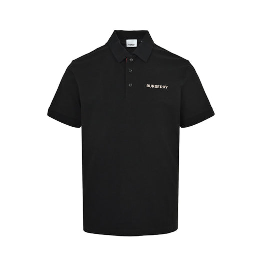 Burberry Polo short sleeves with letter embroidery on the chest