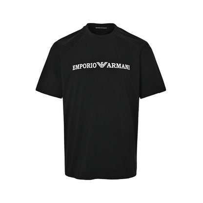 ARMANI classic eagle letter short sleeves