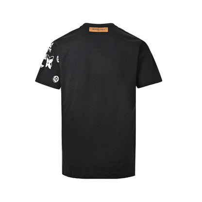 Louis Vuitton ghost presbyopic print short sleeves