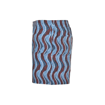 Gucci 25ss all-over printed dark pattern snake-shaped short-sleeved shorts