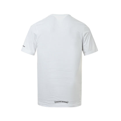 Chrome Hearts/Chrome Heart Sanskrit letter printed short sleeve collar