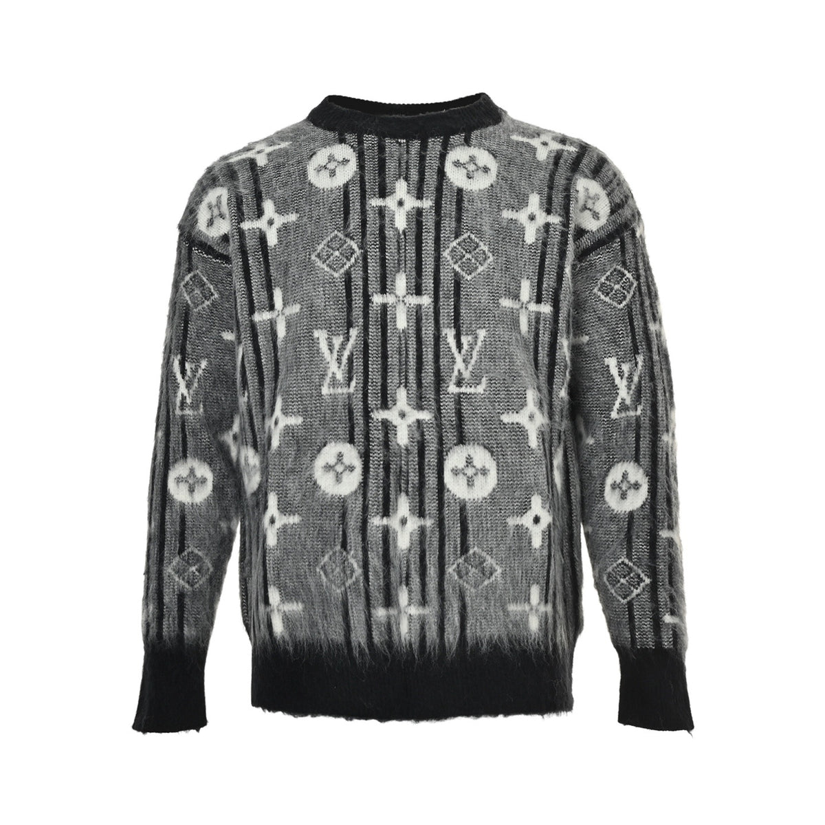 Louis Vuitton full-frame presbyopic logo mohair sweater