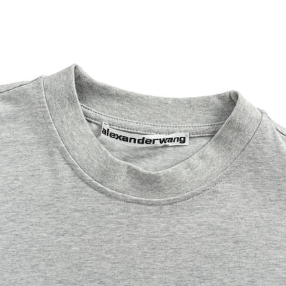 Alexander Wang foam printed letter logo short sleeves
