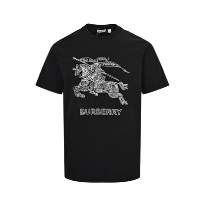 Burberry Knight War Horse Embroidered Short Sleeve