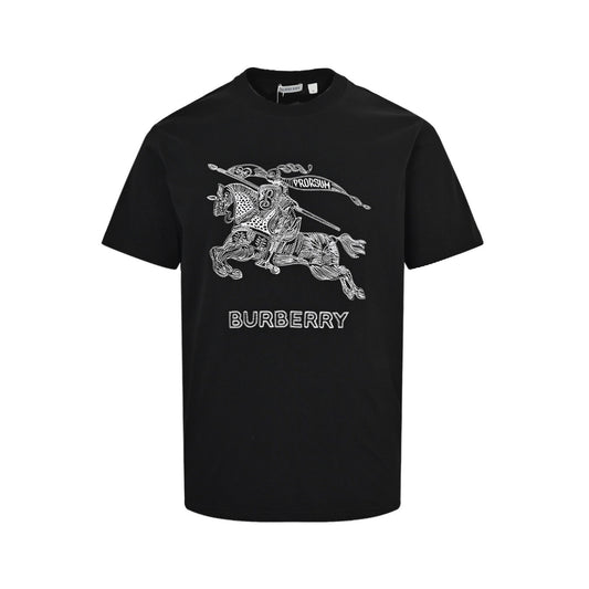 Burberry Knight War Horse Embroidered Short Sleeve