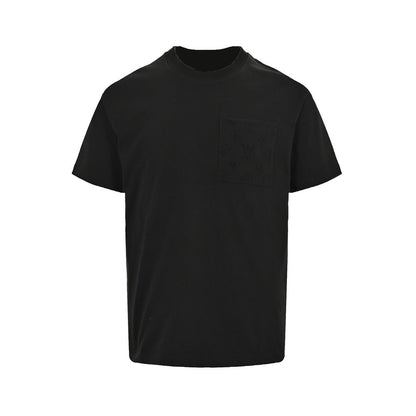 Louis Vuitton 24ss pocket presbyopic embossed short sleeves