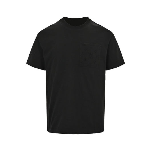 Louis Vuitton 24ss pocket presbyopic embossed short sleeves