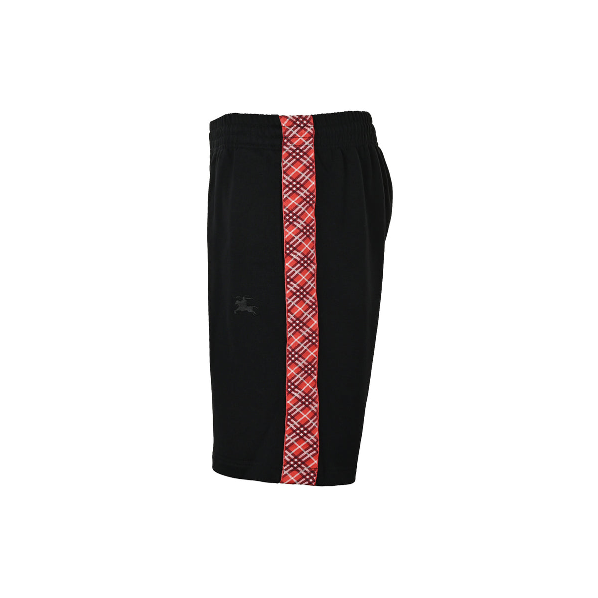 Burberry red plaid web shorts