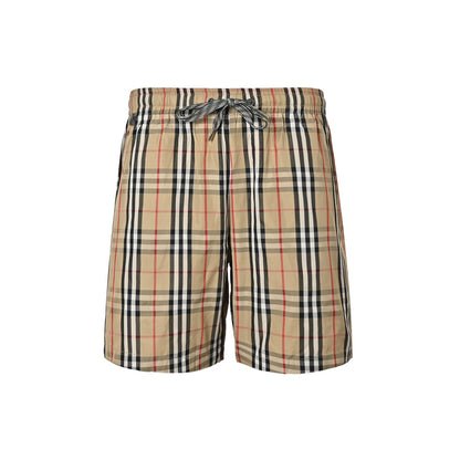 Burberry plaid beach shorts