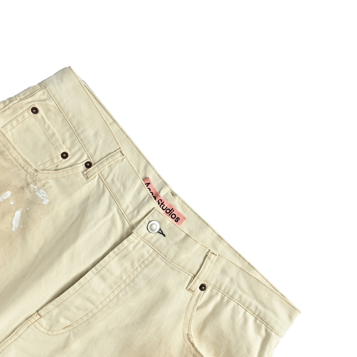 Acne Studios splash-print jeans