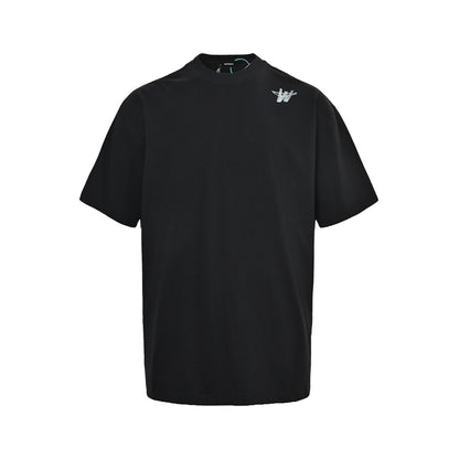 We11 Done simple letter printed short sleeves