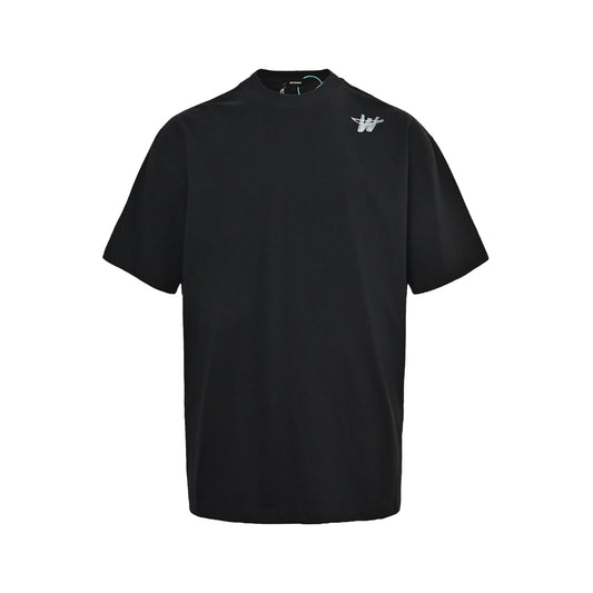 We11 Done simple letter printed short sleeves