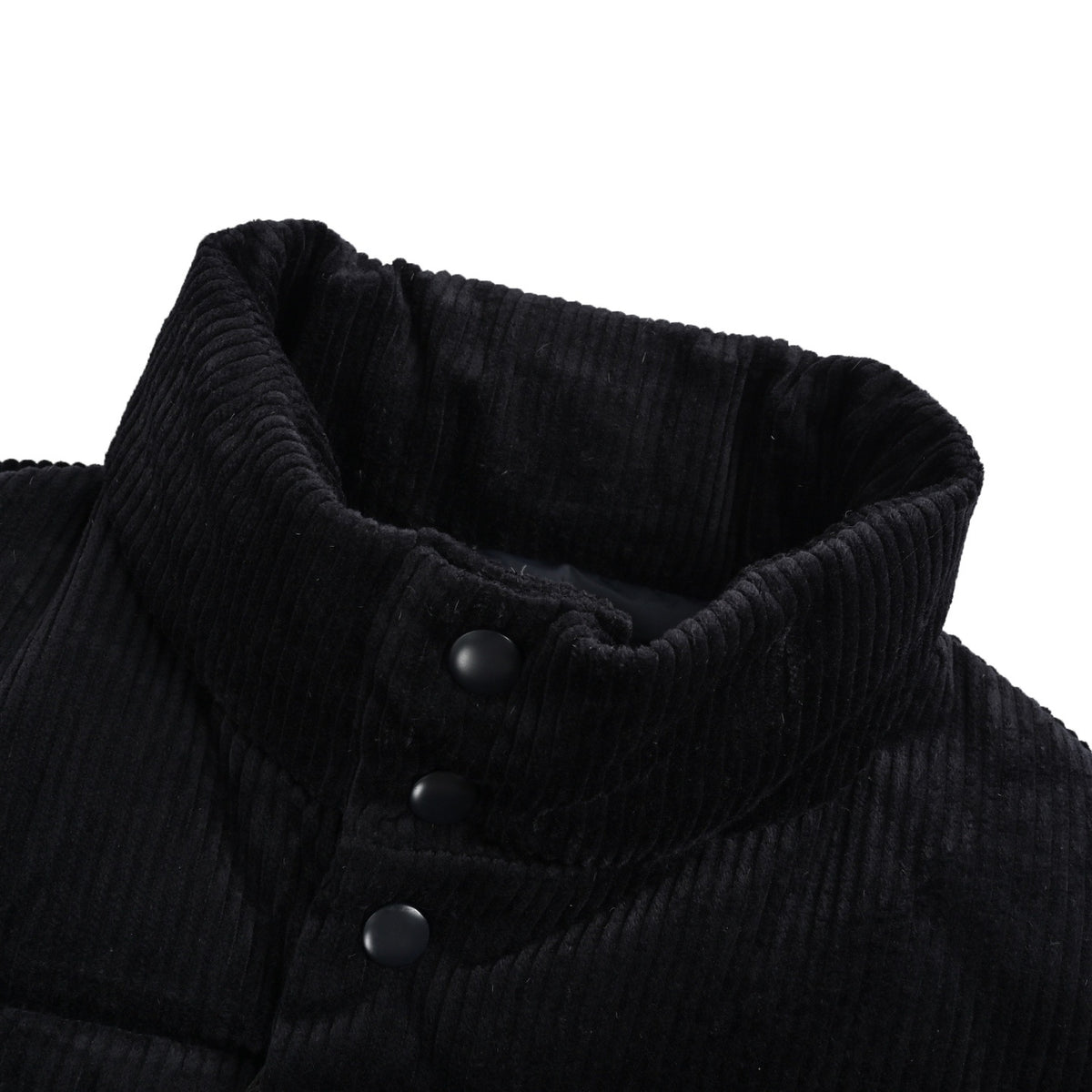 Prada triangle corduroy down vest (navy blue)