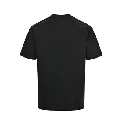 Loewe / Luo Yiwei raw edge flower logo letter print short sleeves