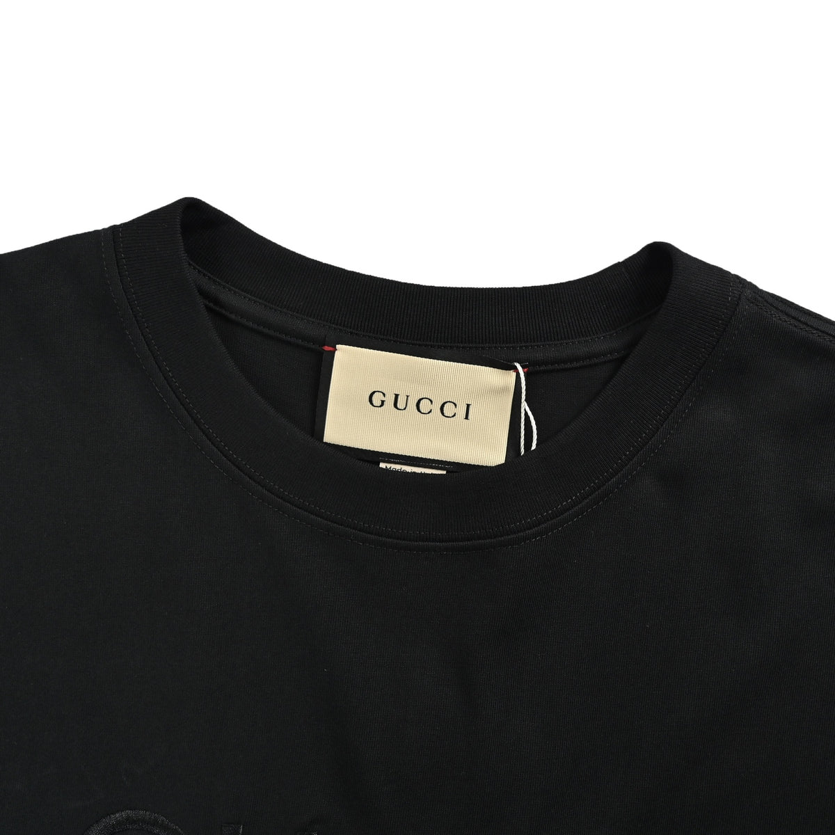 Gucci classic logo embroidered letter short sleeves