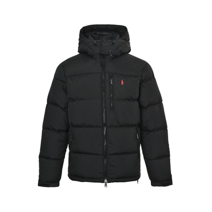 Ralph Lauren classic pony logo embroidered down jacket