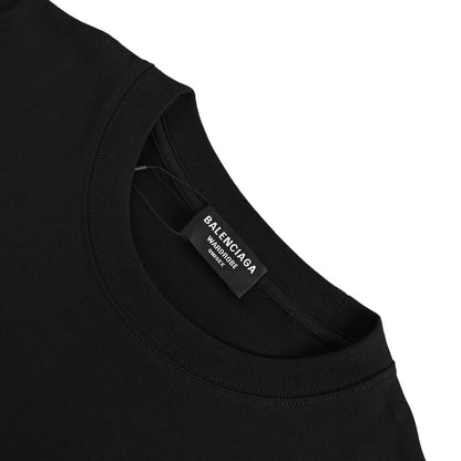 Balenciaga 22ss front and back letter print short sleeves