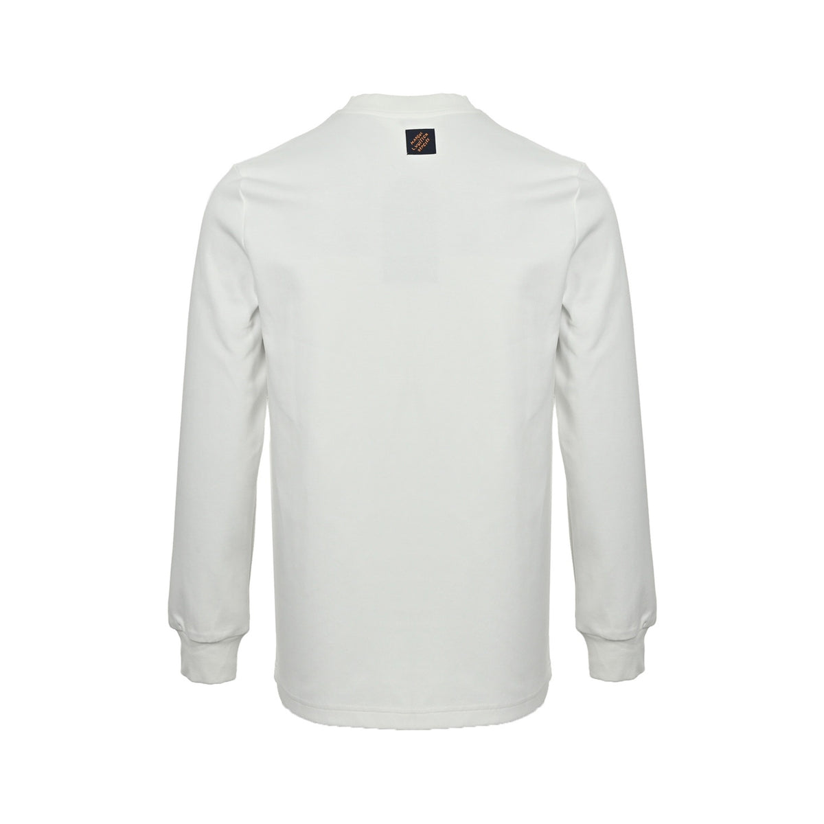 Louis Vuitton dark woven three-dimensional logo embroidered long-sleeved T-shirt