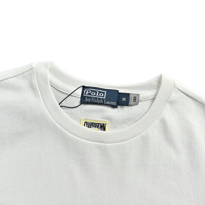 Ralph Lauren pocket LA embroidered letter short sleeves
