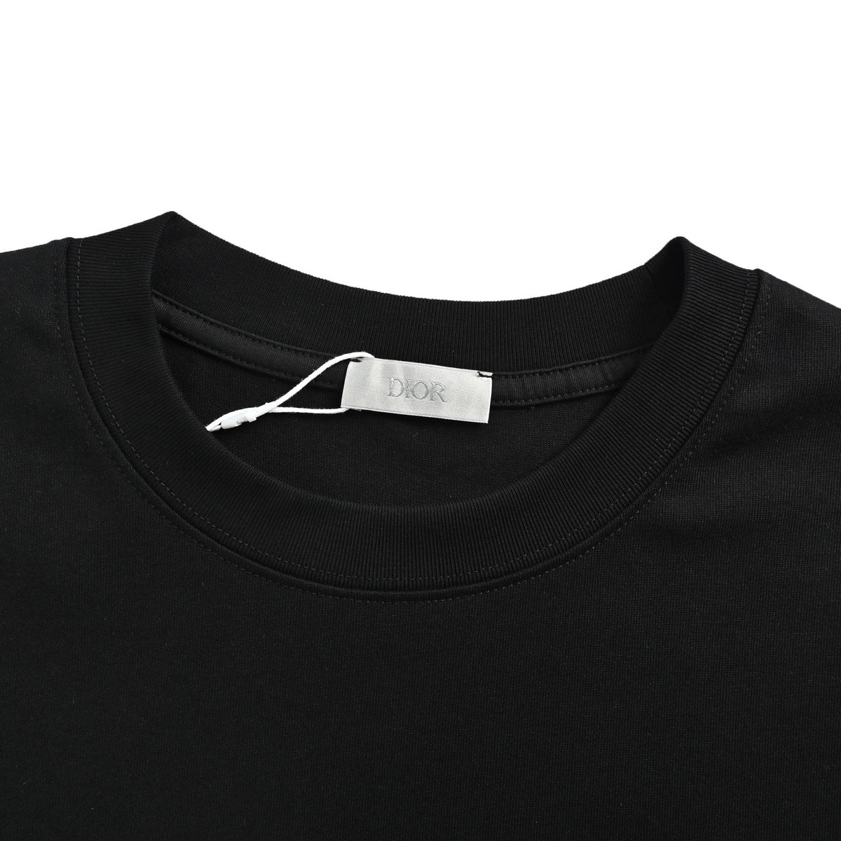 Dior short-sleeved chest logo badge embroidery