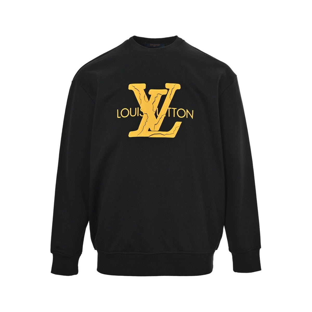 Louis Vuitton 25Fw three-dimensional logo print crew neck sweatshirt