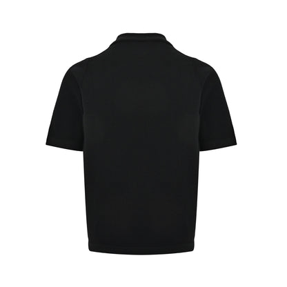 Stone Island logo embroidered Polo short sleeves
