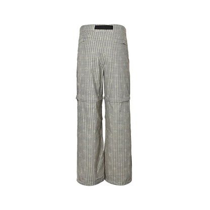 Louis Vuitton plaid detachable two-wear trousers