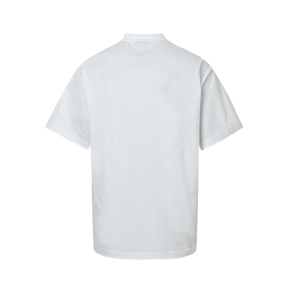 Balenciaga/Balanciaga horizontal letter printed short sleeves
