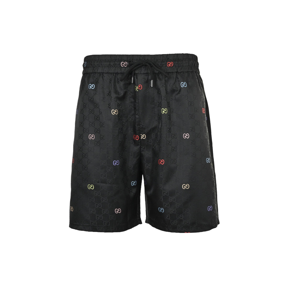 Gucci presbyopia dark pattern color label jacquard shorts