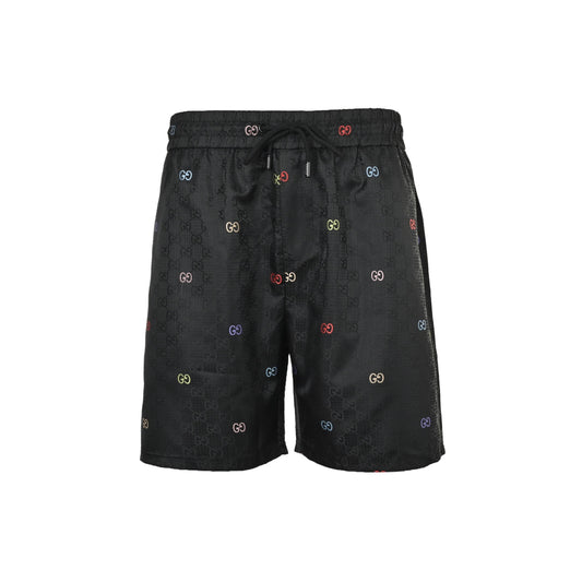 Gucci presbyopia dark pattern color label jacquard shorts