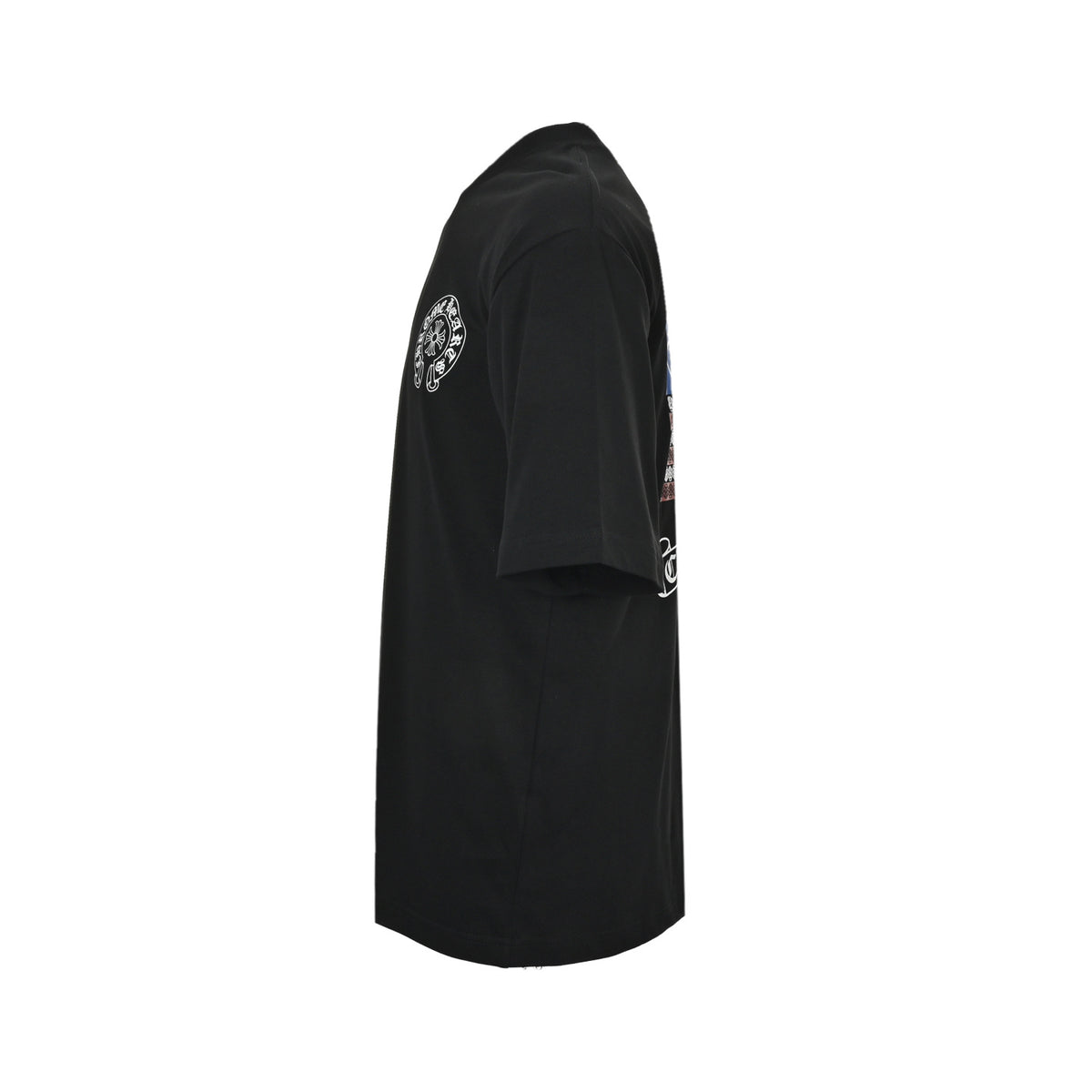 Chrome Hearts/Chrome Heart Horseshoe Back Print Short Sleeve