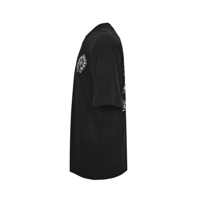 Chrome Hearts/Chrome Heart Horseshoe Back Print Short Sleeve