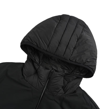Moncle/Meng Mouth 25Fw patchwork hooded down jacket