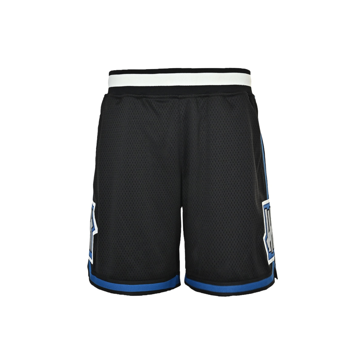 UNDEFEATED Five Stripes Contrast Mesh Embroidered Logo Shorts