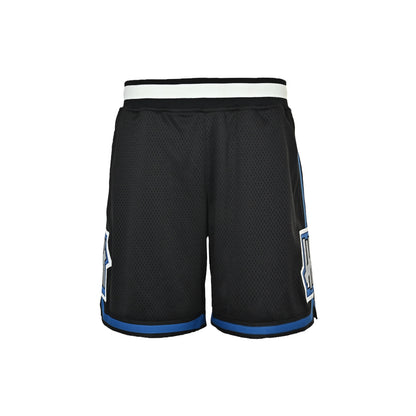 UNDEFEATED Five Stripes Contrast Mesh Embroidered Logo Shorts