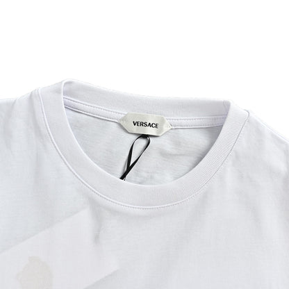 VERSACE patch pocket embroidered short sleeves
