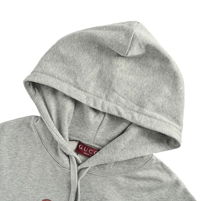 Gucci 25Fw square print hooded sweatshirt