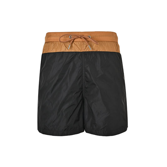 Moncler/Mask color block woven beach shorts