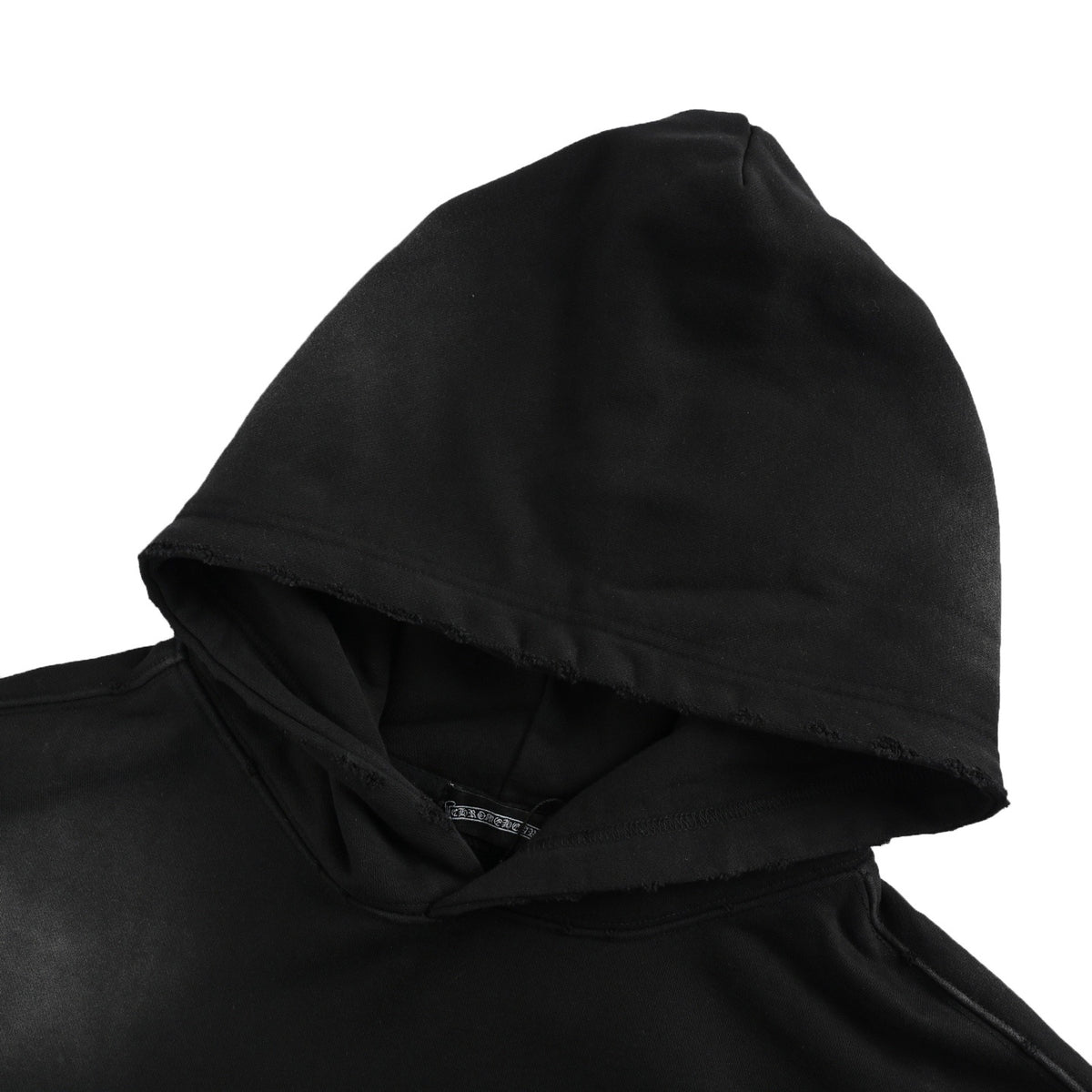 Chrome Hearts/Chrome Heart Heavy Horseshoe Sanskrit Denim Patch Embroidered Hooded Sweatshirt