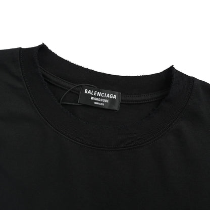 Balenciaga short sleeves with wheat ears embroidery on the back