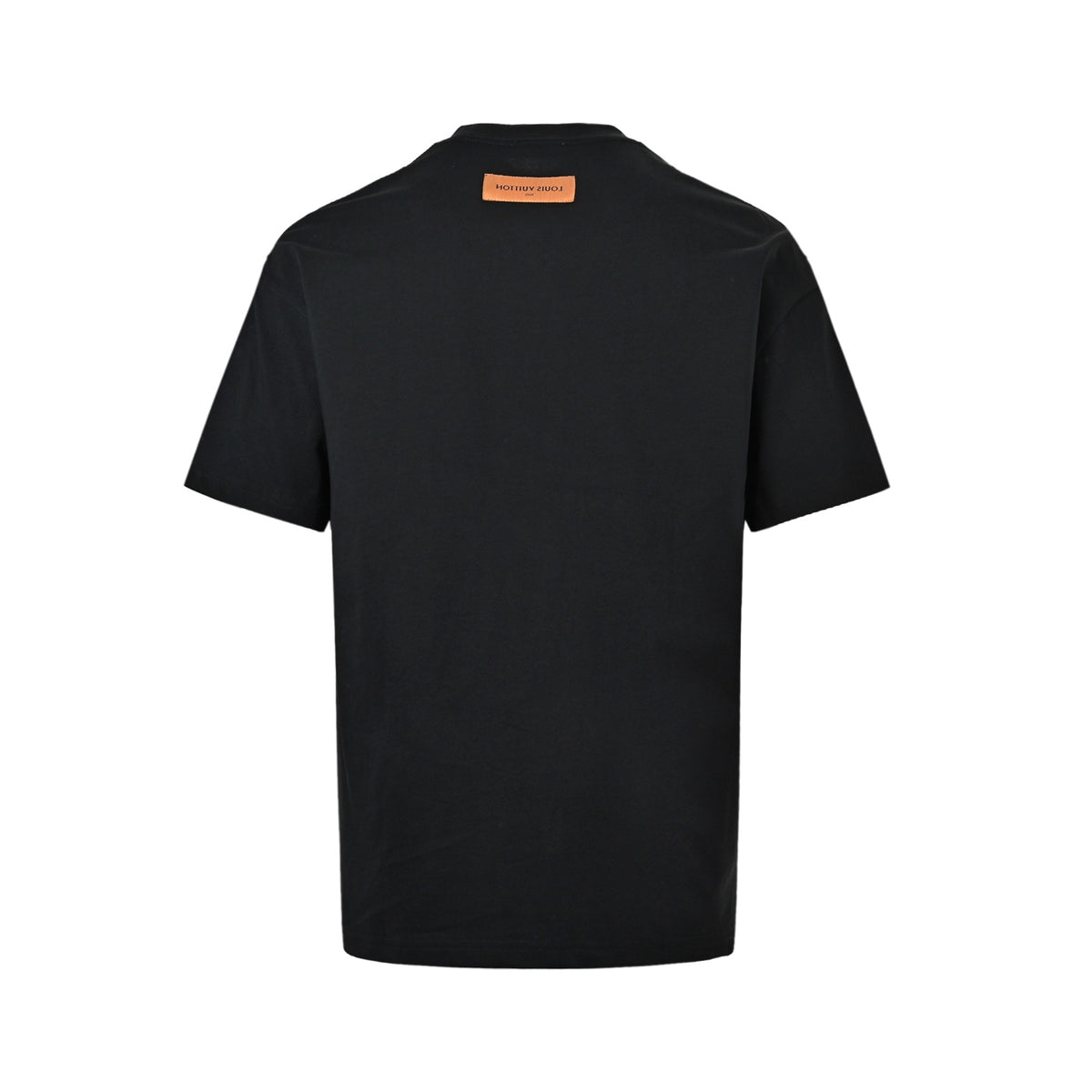 Louis Vuitton four-leaf clover logo graffiti hand-painted short-sleeve
