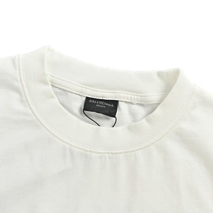 Balenciaga 25ss new destroyed graffiti short sleeves